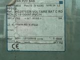 a label on the back of a vehicle that is not in service