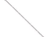 a close up of a silver bracelet on a white background