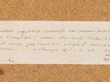 an old picture of a piece of paper with writing on it