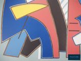 a picture of a painting on the wall of a building