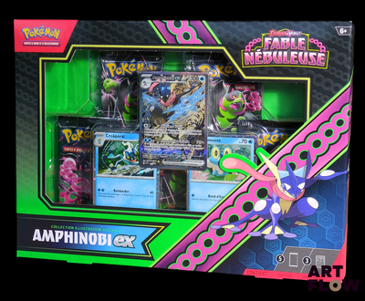 a box with a bunch of pokemon cards in it