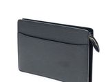 louis vuitt wallet in black epi leather