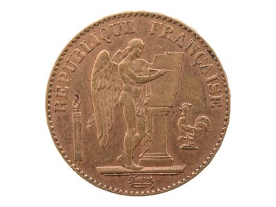 Pièce de 20 francs or Génie de la République, 1896. Petites … - Photo 1