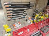 a lot of tools that are sitting on the ground