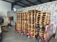 Lot d'environ 60 palettes de manutention en bois type Europe…