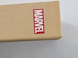 a box with a logo on it sitting on a table