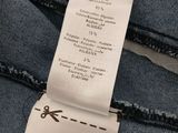 a close up of a label on a pair of jeans