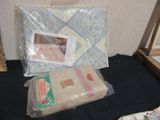 many items that are on the table and on the table