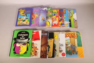 plusieurs livres pour enfants sont alignés sur une surface blanche