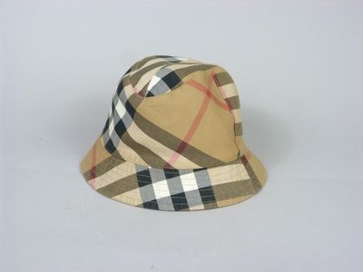 chapeau de pêcheur vintage à carreaux Burber