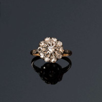 une bague en diamant à une seule pierre, par van cleef