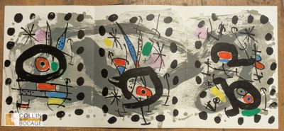 Joan MIRO (1893-1983) L'oiseau solaire, l'oiseau lunaire, ét…