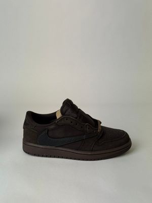 nike air jordan 1 low black / black - dark brown