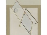 an image of a painting of a mirror and a half moon