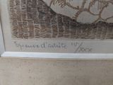 a picture of a piece of art with writing on it