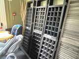 a lot of chairs and a table in a room