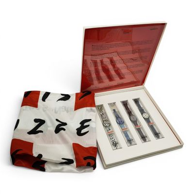 une image représentant un coffret contenant une montre et un étui à montre