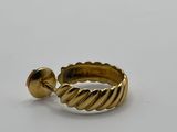 an image of a gold ring on a white background