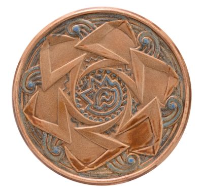 an image of a close up of a coin on a white background
