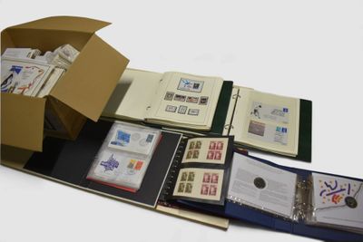 a box with a lot of books inside of it
