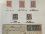 une image représentant une feuille de papier sur laquelle figurent quelques timbres