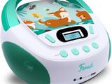 an image of a radio with a picture of animals on it
