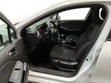the interior of a car with the door open and the driver ' s seat down