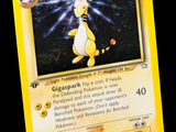 une carte Pokémon sur laquelle figure l'image d'un personnage Pokémon