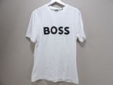 a white t - shirt with the word boss printed on it