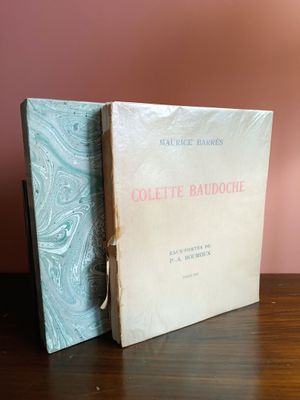 [BOUROUX (P.-A.)] - BARRES (Maurice) : COLETTE BAUDOCHE.