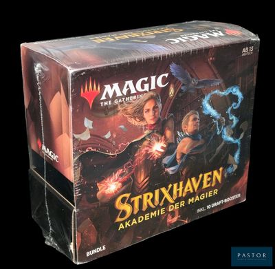une boîte de Magic : The Gathering Strixhaven
