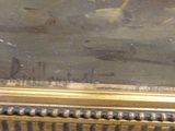 an image of a painting of a man and a woman in a boat