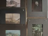 pictures of a man and a woman on the wall