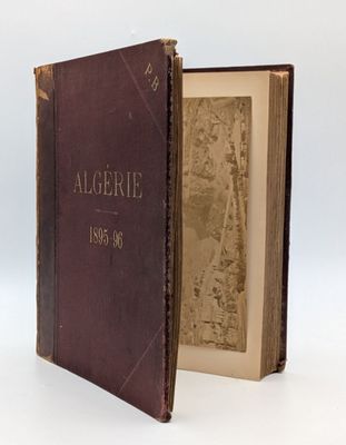an old book opened to show the inside of it