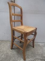 Lot de 8 chaises paillées en bois fruitier - XIXe (3 modèles… (photo 5)