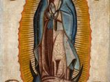 an image of a painting of the virgin of guadalupe