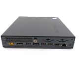 the back view of a dell laptop with two ports on it