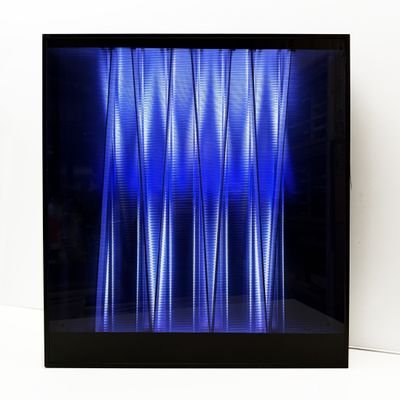 GOURDON Philippe Lame à lame Leds digitales, plaque composit…