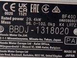 a close up of a sign on the side of a vehicle