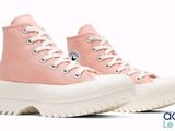 converse all star platform rose