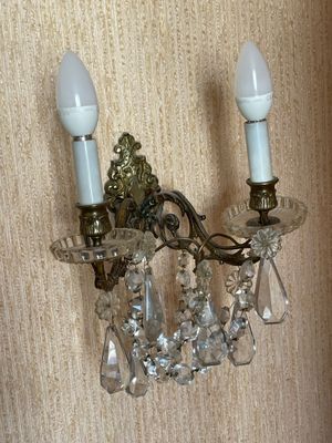 a wall light that is attached to a wall