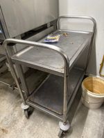 Chariot inox roulant