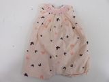 baby girl ' s pink butterfly romper with black and pink butterflies on it
