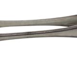 pair of antique silverware spoons on a white background