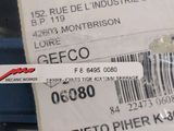 a label on the back of a machine that has a price tag