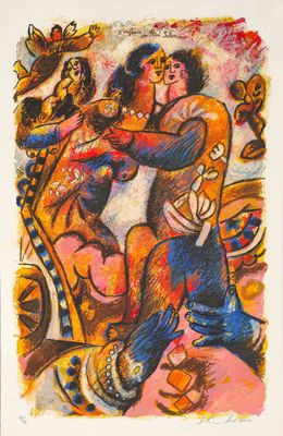 Théo TOBIASSE (1927-2012) L'enfance du Roi Salomon Lithograp…