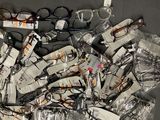 many pairs of glasses that are on the table