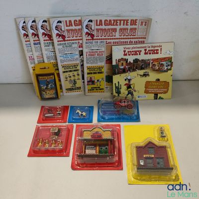 Éditions Atlas - Lucky Luke - Le village avec figurines - Nu…