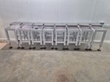 a lot of chairs that are lined up on the floor