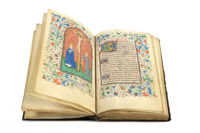 [HEURES MANUSCRITES ENLUMINÉES] - Photo 1